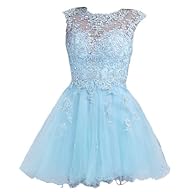 VILAVI Women’s A-line Round Brought S…