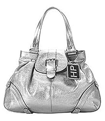 Dooney Bourke Metallic Hayden Shoulder Bag Silver