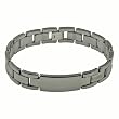High Polished Finish Tungsten Linked Bracelet