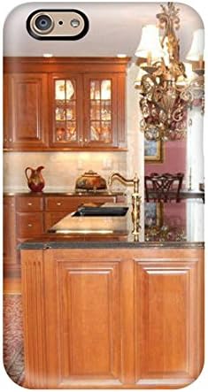 New Chris Bullock Super Strong Cherry Cabinets And Black Granite Countertops In Traditional Kitchen Tpu Case Cover For Iphone 6