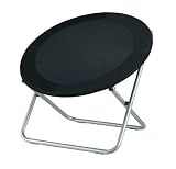Adesso Red Chill Folding Chair, Black
