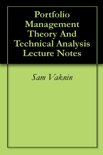 Portfolio Management Theory And Technical Analysis Lecture Notes Book Image