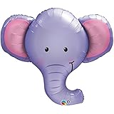 Ellie The Elephant 39 Inch Qualatex Foil Balloon