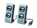 Fujitsu Siemens Mini Speaker Set USB - PC multimedia speakers - 1 Watt (Total) - silver