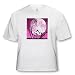 Renderly Yours Fairies - Garden Fairies Silhouette On Pink Moon - T-Shirts