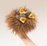 Birds in Nest Puppet by Folkmanis