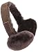 EMU Women's Angahook Sheepskin Earmuffs,Chocolate,One Size