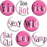 Bachelorette Party Buttons, 8ct