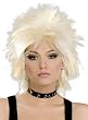 80's Rock Idol Wig in Blonde - Adult Std.