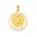 14k Saint Christopher Medal Pendant