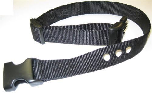 Grain Valley 1" Replacement Strap, Color: Black. Sold Per Each. Fits Most PetSafe Bark Collars and Many Containment Collars. (No-Bark Collars/Accessories)