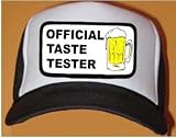 Official Taste Tester Beer Black & White Mesh Cap Hat