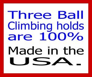 Leapers - 10 Blue Bolt on Kids Beginner Climbing Holds + Hardware