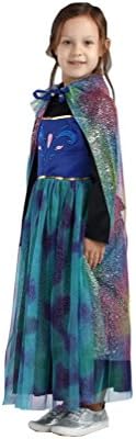 Santana Fashion Snow Queen Anna Costume Halloween Dress Special Version (US-7/8, Anna-2)