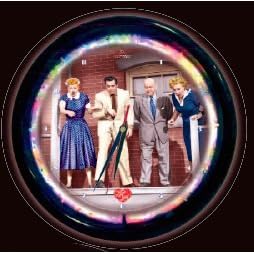 Centric HWCNCLWM Lucy Cast Crackle Neon Wall Clock