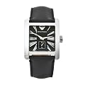 Emporio Armani Herren-Armbanduhr Classic Collection Analog Leder AR0180