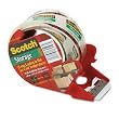 Scotch 3650 Mailing and Storage Tape with dispenser, Crystal Clear, 48mm x 35m MMM3651C