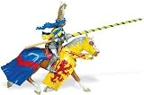 41YXxIHculL. SL160  Safari 62014 Knight with Blue & Yellow Lance Miniature  Pack of 6