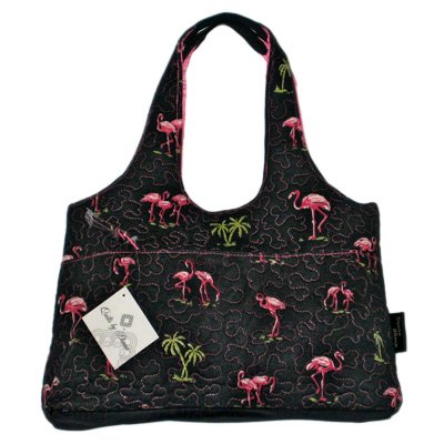 Donna Sharp Flamingo Saavy Quilted Handbag Quilts by Donna Sharp! Sells in upscale stores for $58.99