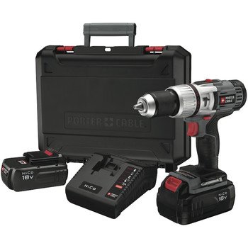 Factory-Reconditioned Porter-Cable PC180CHDK-2R Tradesman 18V Cordless Hammer Drill Kit