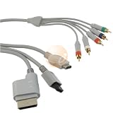Eforcity Premium 4-in-1 AV Cable for Nintendo Wii / Playstation / Xbox 360