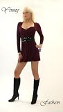 HOT Chemise mini robe robe ballon long en plusieurs couleurs (002)