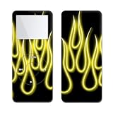 Yellow Neon Flames - Apple iPod nano 1G (1st Generation) 1GB/ 2GB/ 4GB Protector Skin Decals - Faceplates