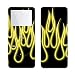 Yellow Neon Flames - Apple iPod nano 1G (1st Generation) 1GB/ 2GB/ 4GB Protector Skin Decals - Faceplates
