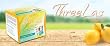 Threelac Probiotic Dietary Supplement, Natural Lemon Flavor, Includes 60 .053-Ounce Packets