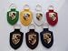 Porsche Leather & Enamel Keyring With Gift Box