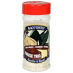 Racconto Cheese Trios, Garlic Basil, 4-Ounce Packages (Pack of 6)