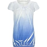 FULL TILT Dip Dye Girls Top - Royal Blue