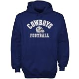 Reebok Dallas Cowboys Navy Blue Youth Two Bar Hoody Sweatshirt