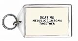 Beating Medulloblastoma Together Keychain