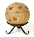 Pavilion Gift Company Comfort Candles 5-Inch Pierced Round Butterfly Candle Holder, Cherish, Dream, Live