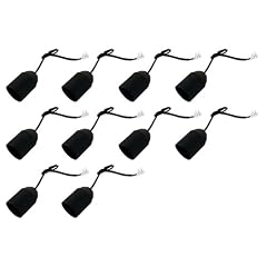 10 x Baufassung Lampenfassung Fassung E27 schwarz
