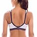 La Isla Women's High Impact Supportive Control Wirefree Workout Sports Bra Purple 34DD