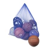 Blue Coaches Equipment Bag in Heavy Duty Mesh by Crown Sporting Goods