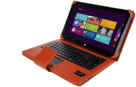 eTopTrade Removable Detachable Wireless Bluetooth 3.0 Keyboard PU Leather Stand Case Cover w/Touchpad Auto-Sleep/Week For Microsoft Surface RT/Pro/ Surface 2 / Surface Pro 2 Windows 8 Win8 Tablet - Brown