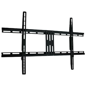 Intecbrackets - Strong black slim-fit wall bracket guaranteed to fit Samsung PS63C7000 complete with all fittings and covered by a lifetime warranty