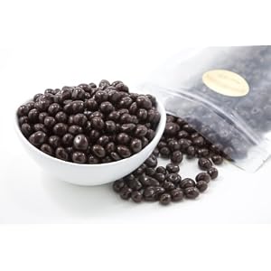 Dark Chocolate Covered Blueberries (1 Pound Bag) by SuperiorNutStore.com