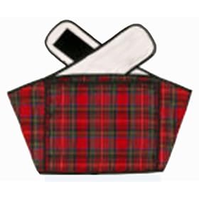 Hotties Soothing Backwrap Microwaveable Heat Wrap For The Relief Of Lower Back Pain - Red Tartan