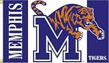 Memphis Tigers Flag Polyester 3 ft. x 5 ft.