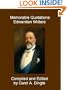 Memorable Quotations: Edwardian Writers