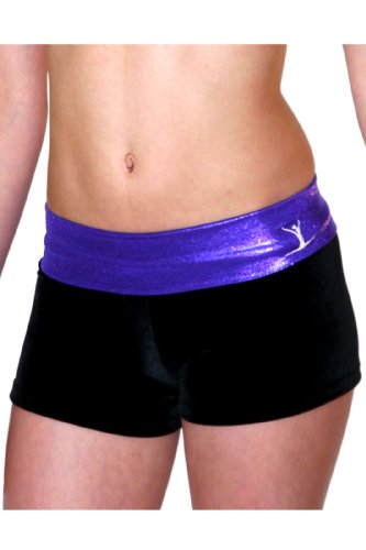 TW Purple/Black Hipster Shorts