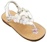 Laura Ashley Toddler Girl's Thong Sandals - White