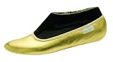 BLEYER Bauchtanzschuhe Gymnastikschuhe orientalischer Tanz-Schuhe, gold-Gr.38