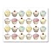 Cupcake Design Glass Chopping Board / Work Surface Protector