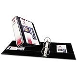 Avery Durable View Binder with 3-Inch Slant Ring, Holds 8.5 x 11-Inch Paper, Black, 1 Binder (17041)