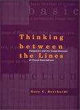 Thinking Between the Lines: Computers and the Comprehension of Causal Descriptions (Artificial Intelligence)